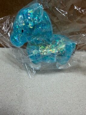 Blue Glitter unicorn squishy fidget squishy unicorn toy sensory squishy unicorn